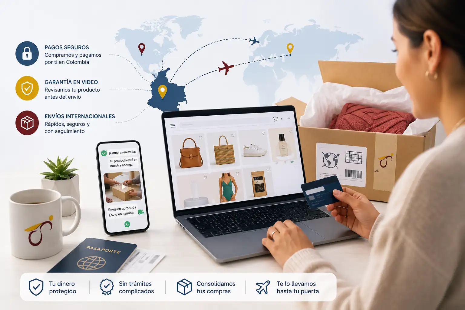 Comprar productos colombianos desde el exterior